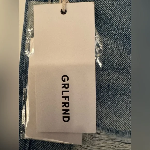 GRLFRND Karolina High Waisted Distressed Skinny Women’s Blue Jeans Size 25 - Picture 10 of 16